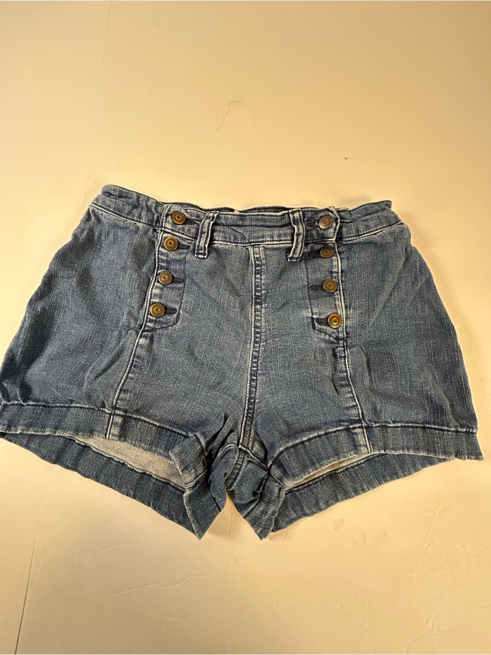 No boundaries denim sailor shorts